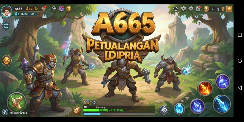Tangkapan layar gameplay AA666 yang menunjukkan aksi pertarungan dalam dunia RPG.