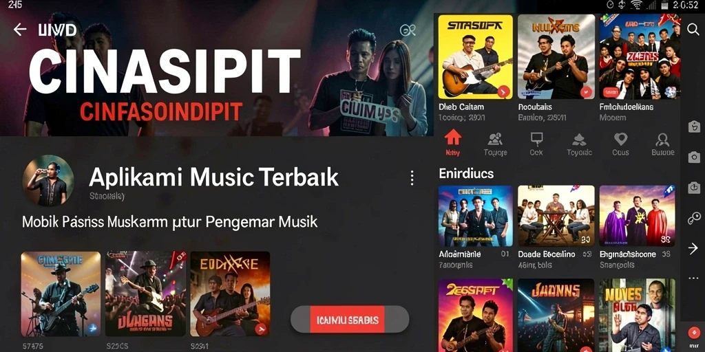 Tampilan menarik saat bermain permainan musik di CINASIPIT.