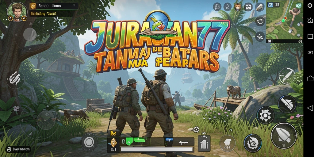 Tampilan gameplay epik dalam dunia terbuka JURAGAN77.