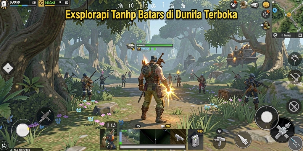Tampilan gameplay Open World yang epik di KAKRP.