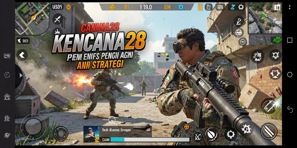 Tampilan gameplay seru dan menegangkan di KENCANA28.