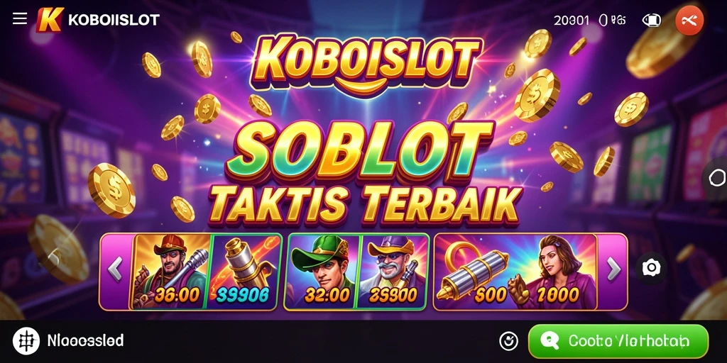 Tampilan gameplay seru di KOBOISLOT dengan grafik menakjubkan.