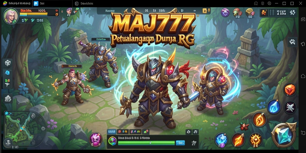 Tangkapan layar menampilkan aksi pertarungan seru dalam MAJ777.