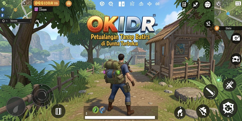 Gameplay <strong>OKIDR</strong> dengan eksplorasi dunia terbuka yang mengesankan.