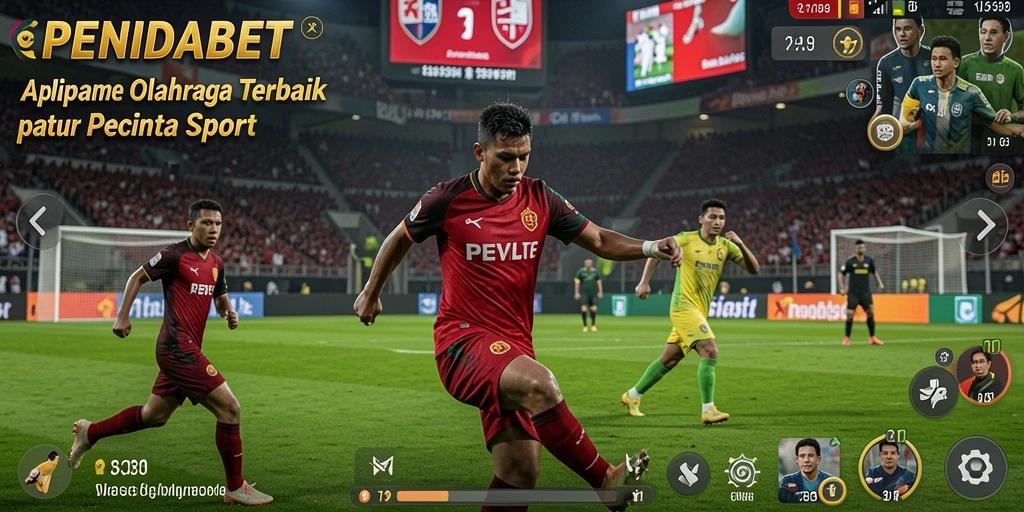 Tampilan gameplay seru di PENIDABET dengan berbagai olahraga.