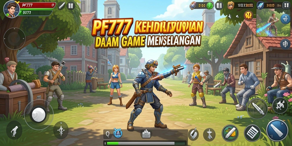 Tampilan gameplay PF777 yang menarik dalam simulasi kehidupan.