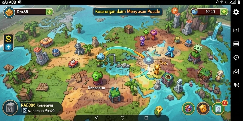 Gameplay menarik dalam <strong>RAFA88</strong> dengan berbagai jenis puzzle.