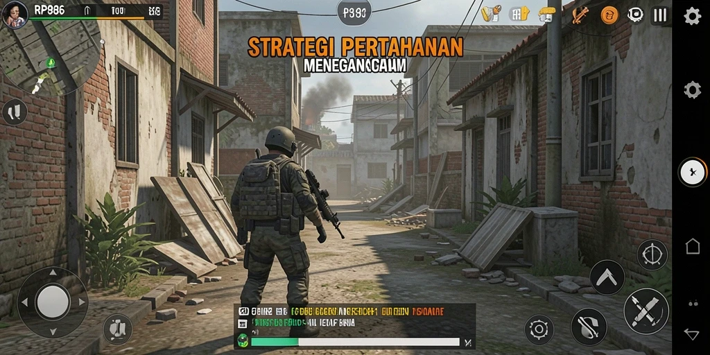 Tampilan menarik dari gameplay Tower Defense RP886 yang penuh strategi.