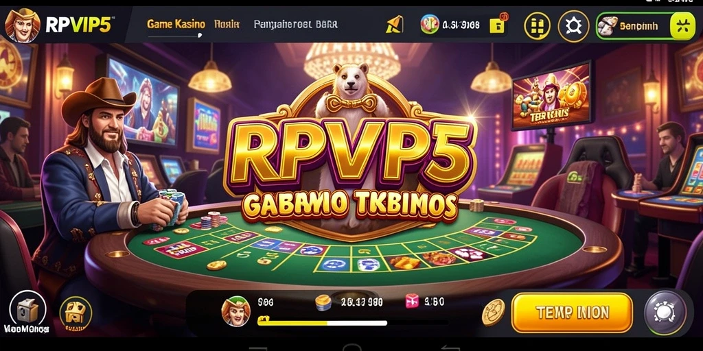 Screenshot RPVIP5 menampilkan pengalaman bermain kasino yang mendebarkan.