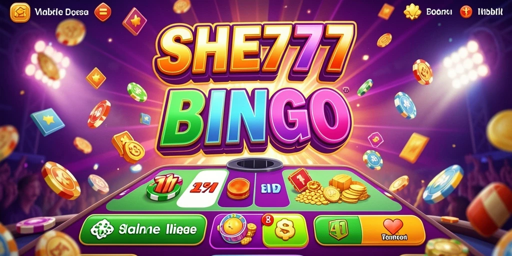 Tampilan menarik dari gameplay Bingo di SHE777.