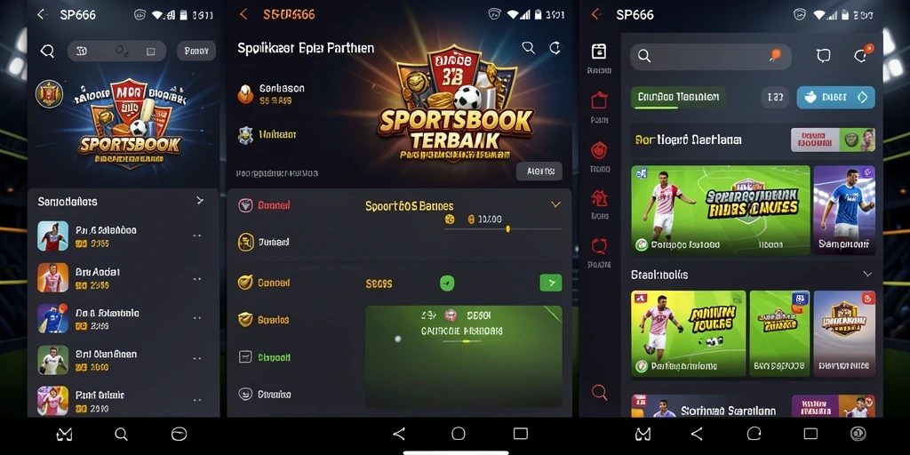 Tampilan menarik dari gameplay SP666 dalam taruhan olahraga.
