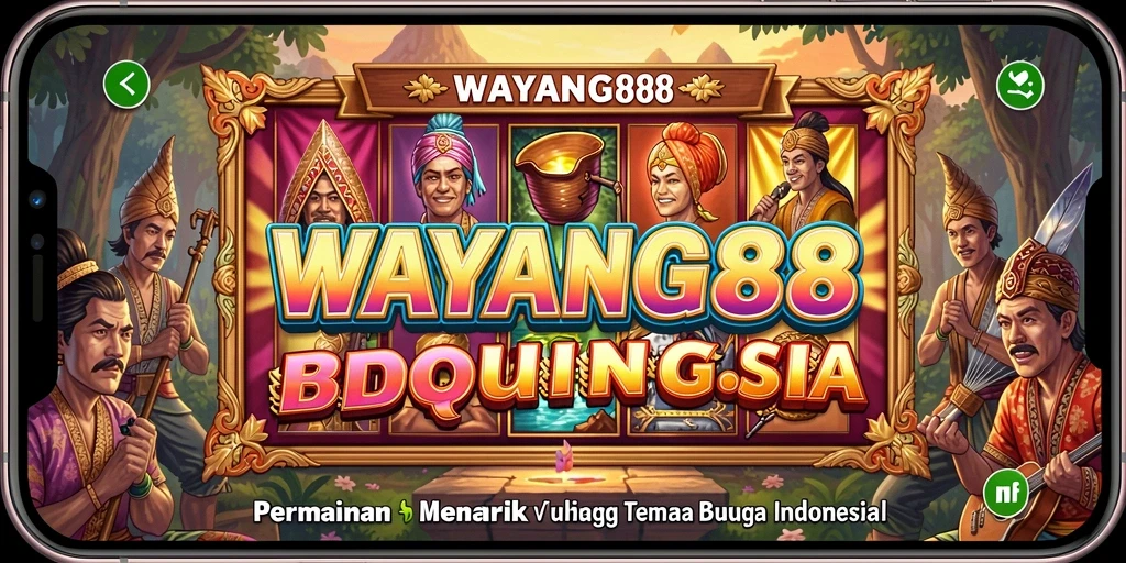 Tampilan menarik dari gameplay Slot WAYANG88 yang seru.