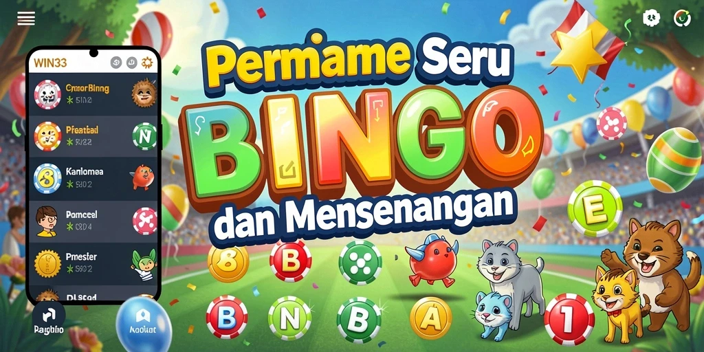 Tampilan gameplay Bingo yang seru di WIN33, siap untuk menang!