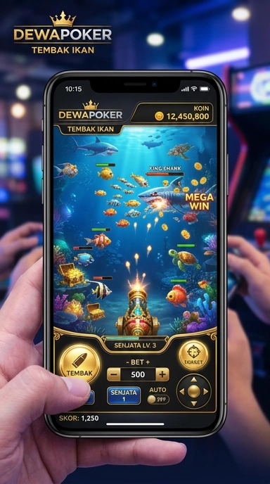 Screenshot antarmuka pengguna dewapoker yang menarik dan informatif.
